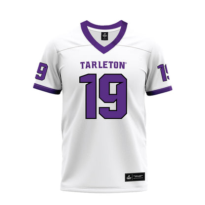 Tarleton State - NCAA Football : Kyle Jackson - White Premium Football Jersey