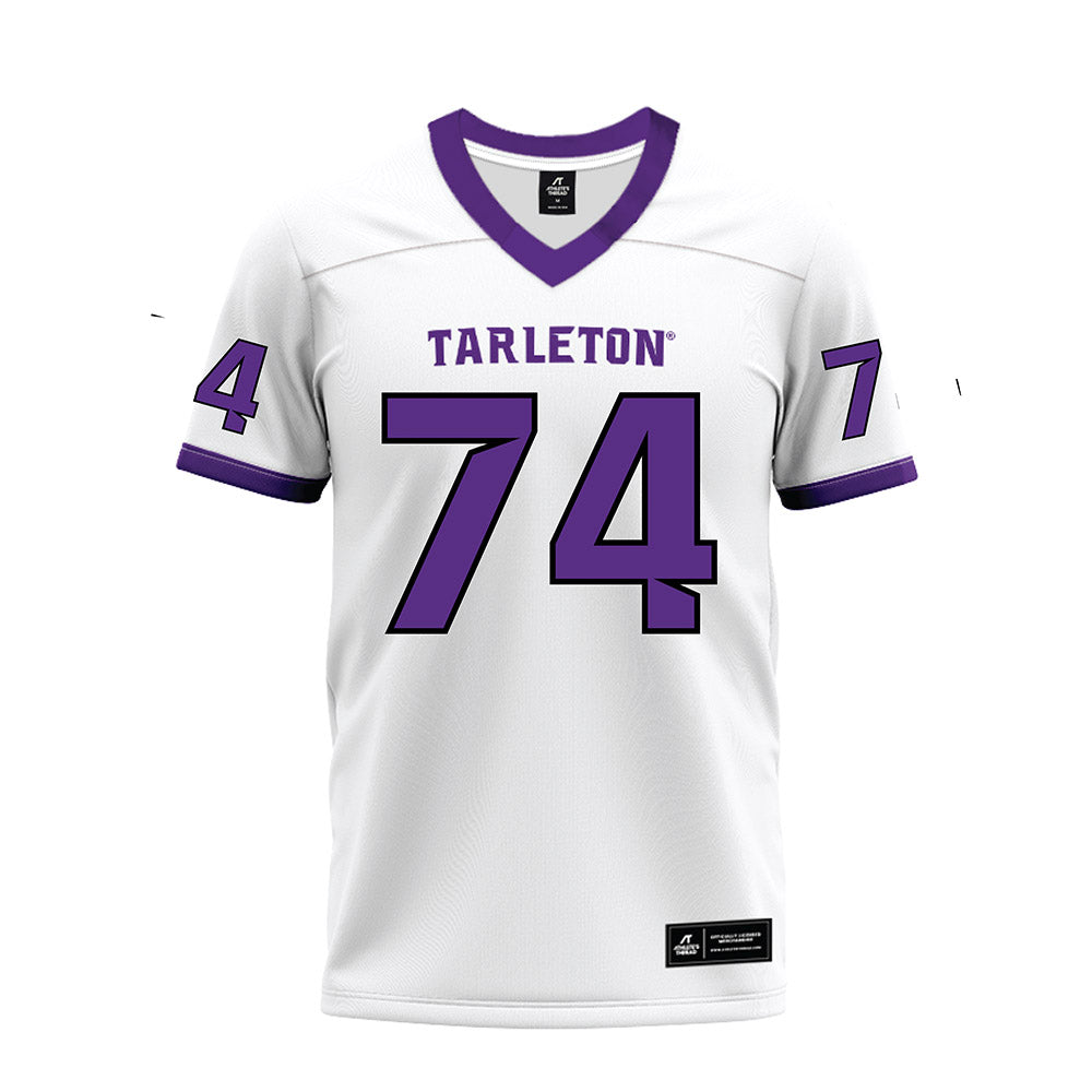 Tarleton State - NCAA Football : Kariem Al Soufi - White Premium Football Jersey