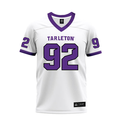Tarleton State - NCAA Football : Tramaine Chism - White Premium Football Jersey