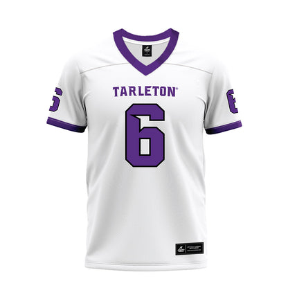 Tarleton State - NCAA Football : Ty Rawls - White Premium Football Jersey