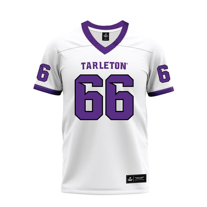 Tarleton State - NCAA Football : Jake Hall - White Premium Football Jersey