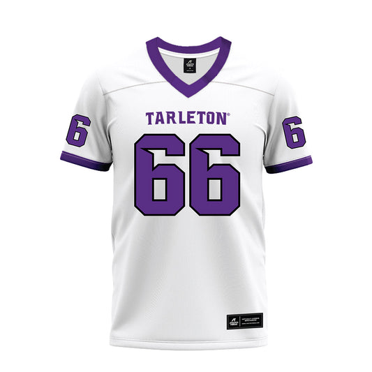 Tarleton State - NCAA Football : Jake Hall - White Premium Football Jersey