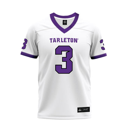 Tarleton State - NCAA Football : Les Odimara - White Premium Football Jersey-0