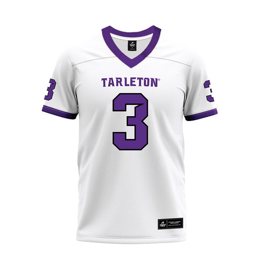 Tarleton State - NCAA Football : Les Odimara - White Premium Football Jersey-0