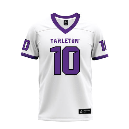 Tarleton State - NCAA Football : Benjamin Omayebu - White Premium Football Jersey