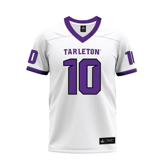 Tarleton State - NCAA Football : Benjamin Omayebu - White Premium Football Jersey