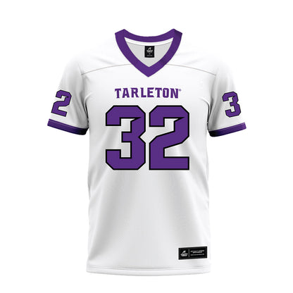 Tarleton State - NCAA Football : Kristian Dalton - White Premium Football Jersey