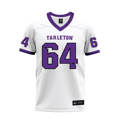 Tarleton State - NCAA Football : Rikter Connally - White Premium Football Jersey-0