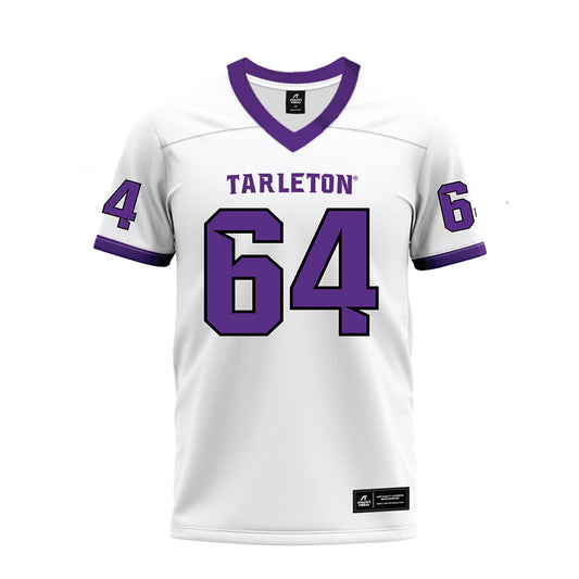 Tarleton State - NCAA Football : Rikter Connally - White Premium Football Jersey-0