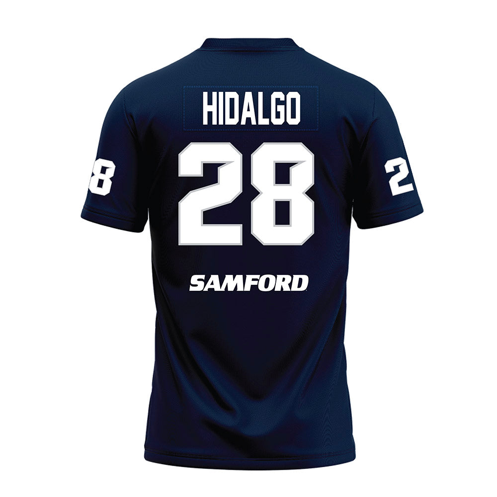 Samford - NCAA Football : Grant Hidalgo - Navy Premium Football Jersey-1