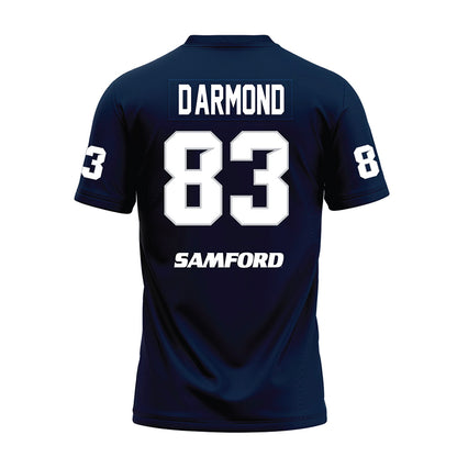 Samford - NCAA Football : Thomas D'Armond - Navy Premium Football Jersey-1