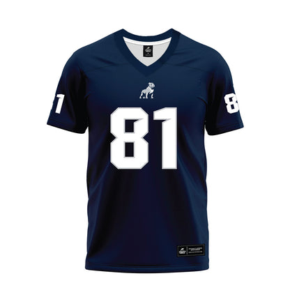 Samford - NCAA Football : Jamall Thompson Jr - Navy Premium Football Jersey-0