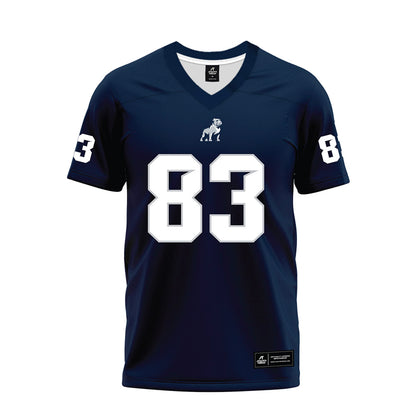 Samford - NCAA Football : Hudson Krauklis - Navy Premium Football Jersey-0
