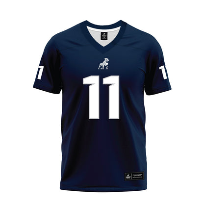 Samford - NCAA Football : Rayf Vinson - Navy Premium Football Jersey-0