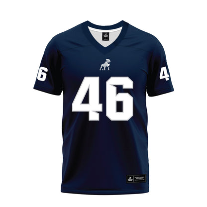Samford - NCAA Football : Trustin Northington - Navy Premium Football Jersey-0
