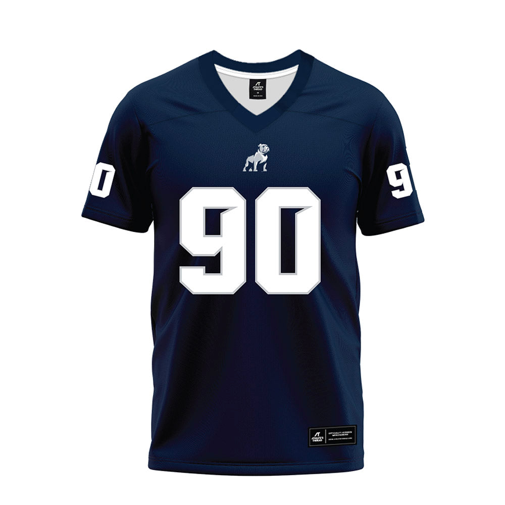 Samford - NCAA Football : Conroy Cunningham ll - Navy Premium Football Jersey-0
