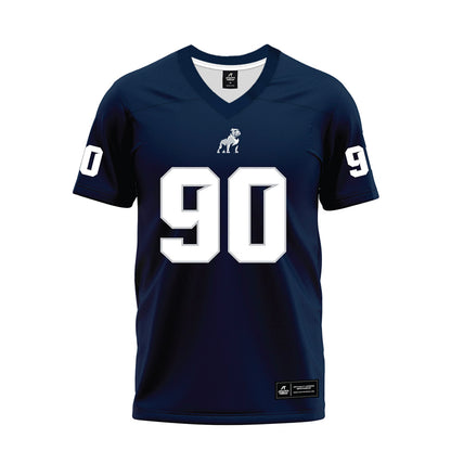Samford - NCAA Football : Conroy Cunningham ll - Navy Premium Football Jersey-0