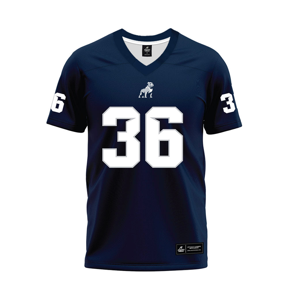 Samford - NCAA Football : Ty Ippolito - Navy Premium Football Jersey-0
