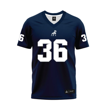 Samford - NCAA Football : Ty Ippolito - Navy Premium Football Jersey-0