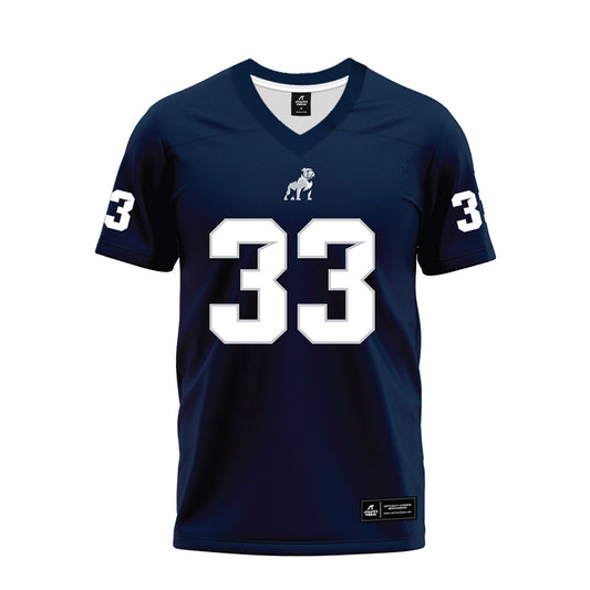 Samford - NCAA Football : Jaden Mosley - Navy Premium Football Jersey-0