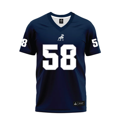 Samford - NCAA Football : Chris Noble - Navy Premium Football Jersey-0