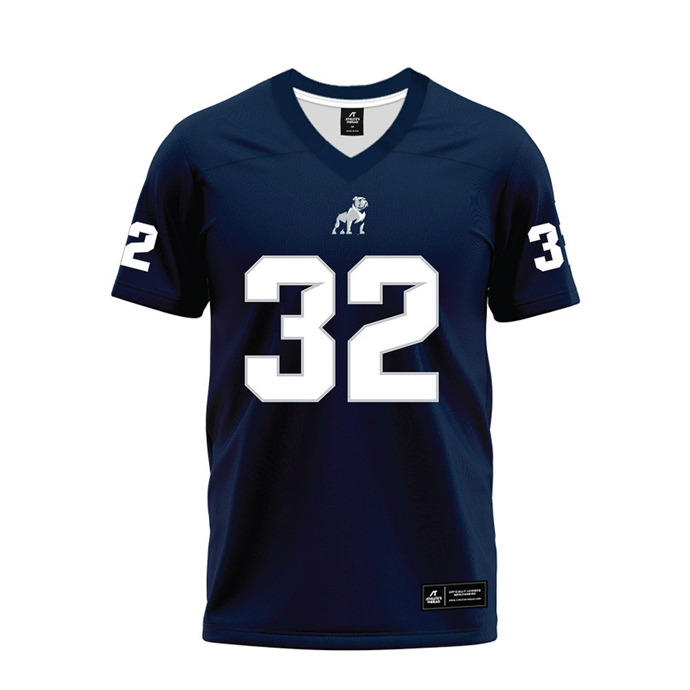 Samford - NCAA Football : Noah Martin - Navy Premium Football Jersey-0