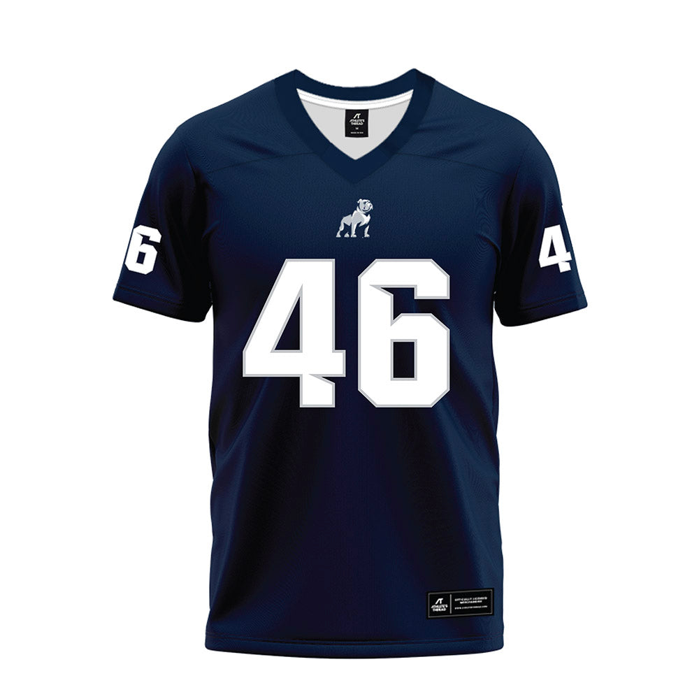 Samford - NCAA Football : Andrew Jordan - Navy Premium Football Jersey-0