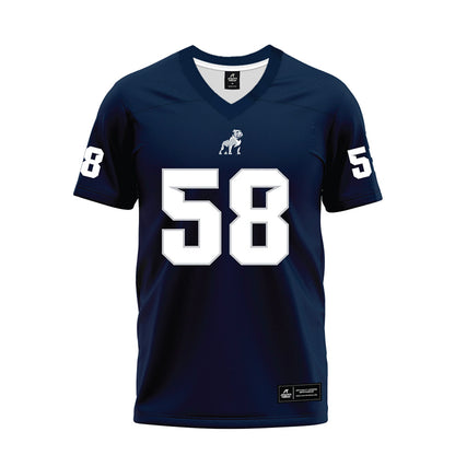 Samford - NCAA Football : Wil Turner - Navy Premium Football Jersey-0