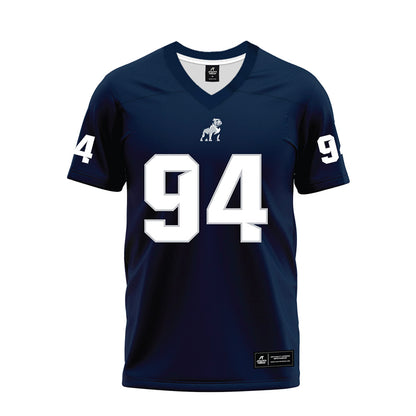 Samford - NCAA Football : Joseph Shannon - Navy Premium Football Jersey-0