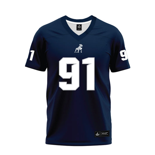 Samford - NCAA Football : Romello Cooper - Navy Premium Football Jersey-0
