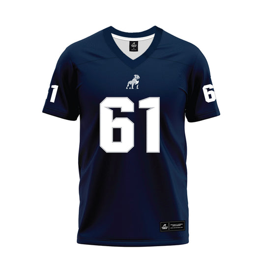 Samford - NCAA Football : Alex Applefield - Navy Premium Football Jersey-0