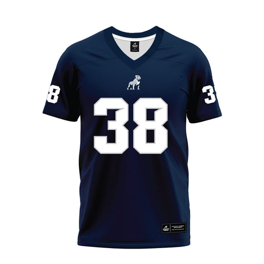 Samford - NCAA Football : Emerson Russell - Navy Premium Football Jersey-0