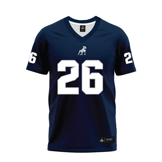 Samford - NCAA Football : Mitch Owen - Navy Premium Football Jersey-0