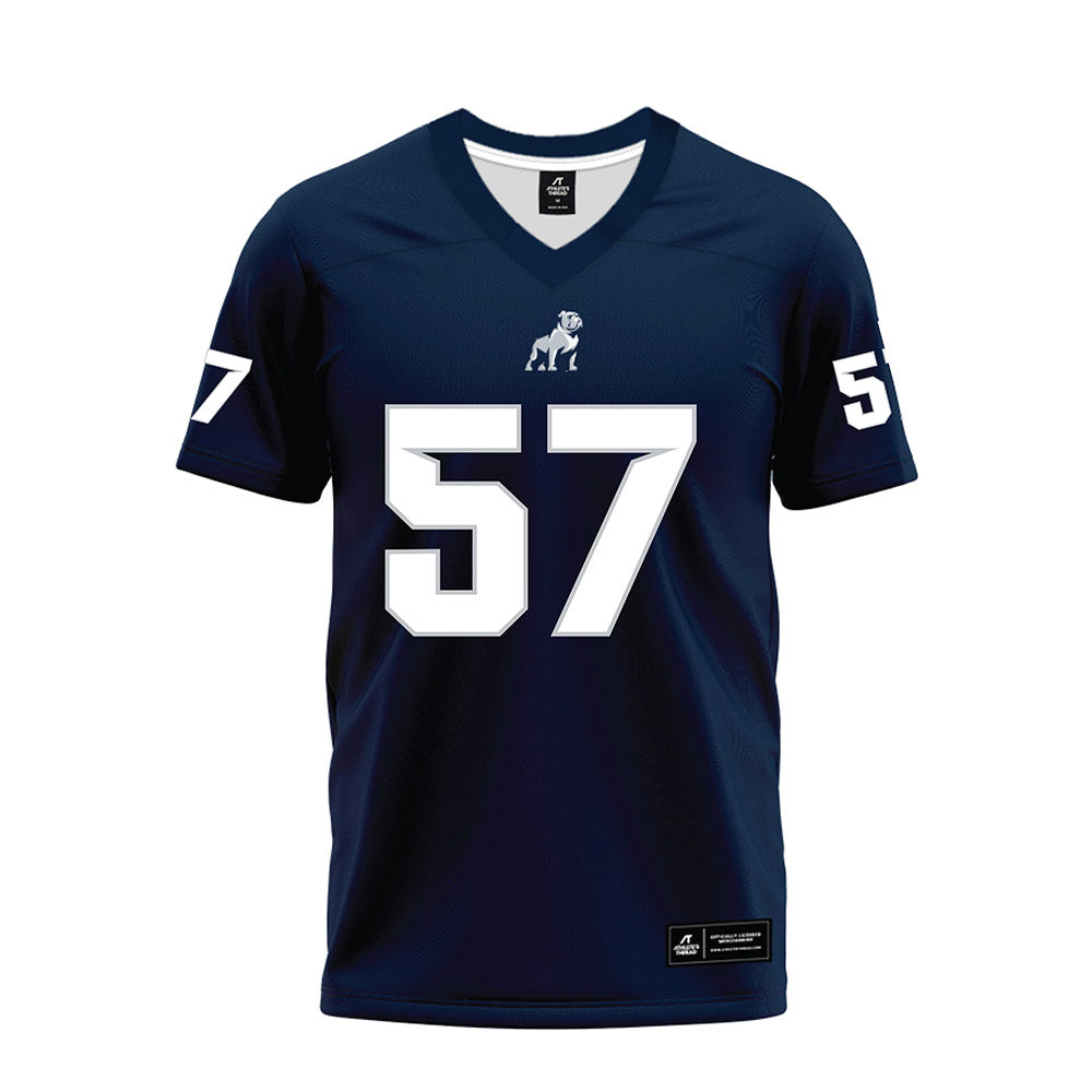 Samford - NCAA Football : Web Davidson - Navy Premium Football Jersey-0