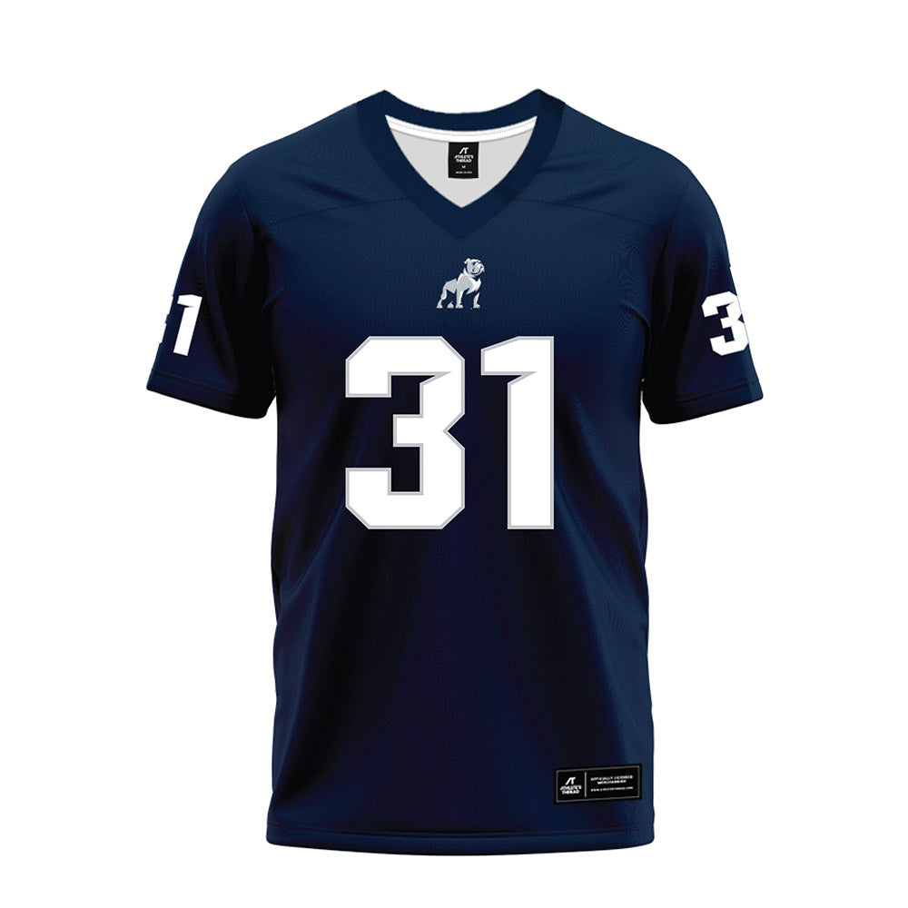 Samford - NCAA Football : DaMonta Witherspoon - Navy Premium Football Jersey-0