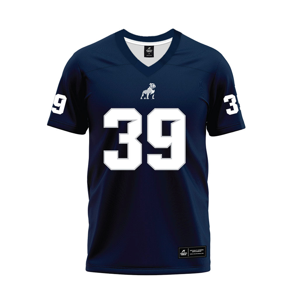 Samford - NCAA Football : Ryan Skinner - Navy Premium Football Jersey-0