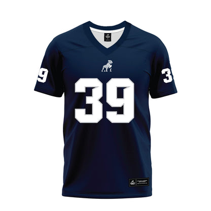 Samford - NCAA Football : Ryan Skinner - Navy Premium Football Jersey-0