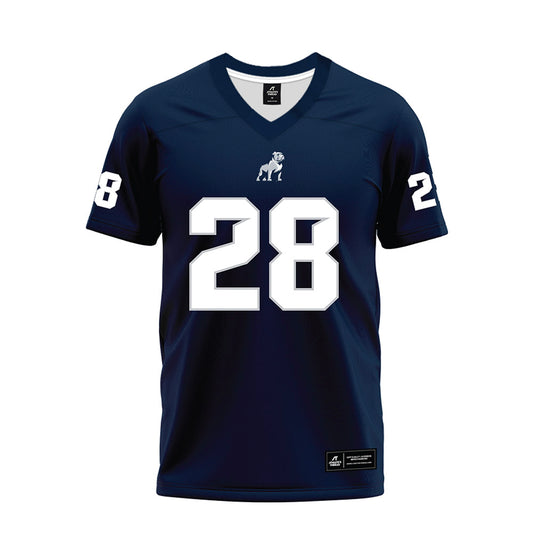 Samford - NCAA Football : Grant Hidalgo - Navy Premium Football Jersey-0