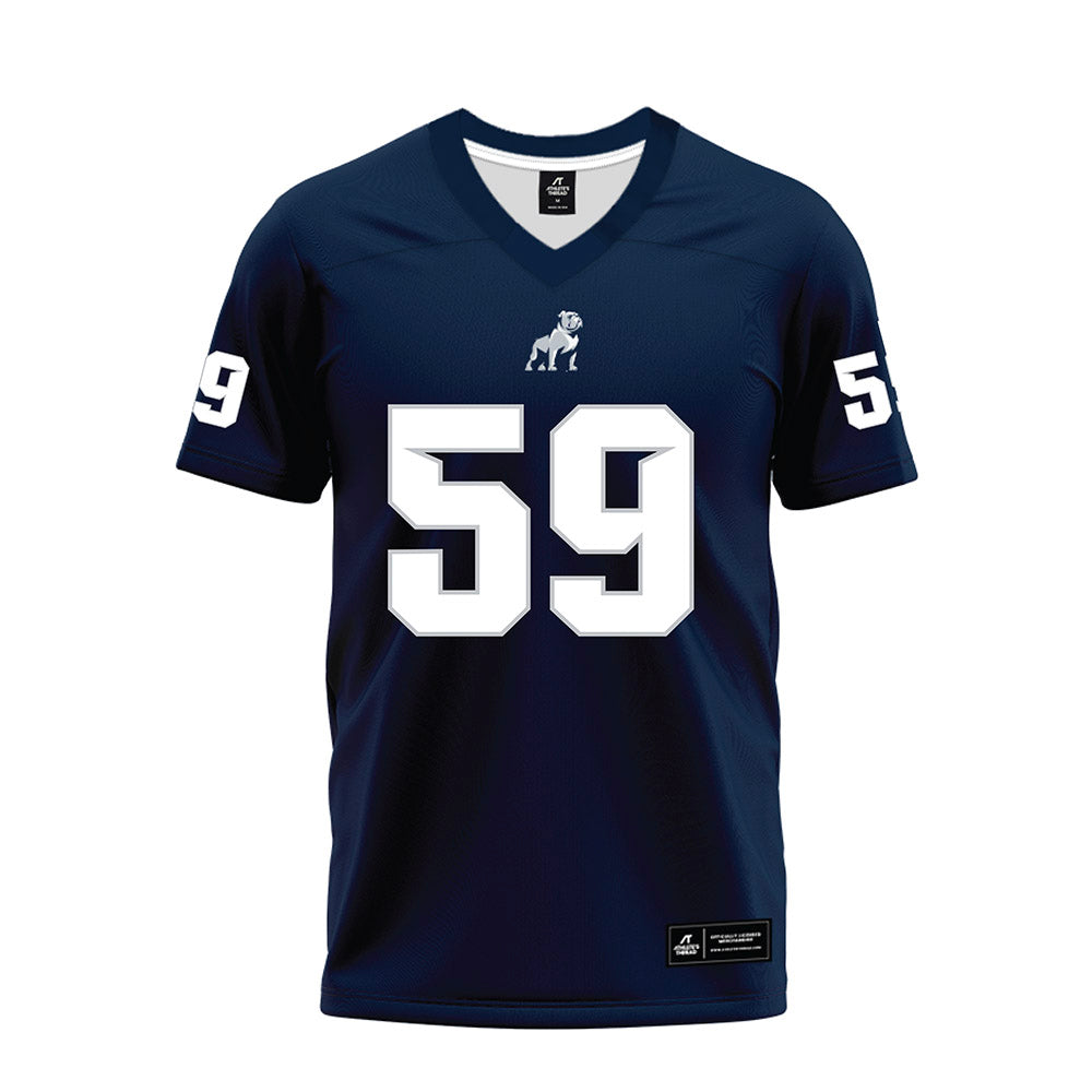 Samford - NCAA Football : Will Thorley - Navy Premium Football Jersey-0