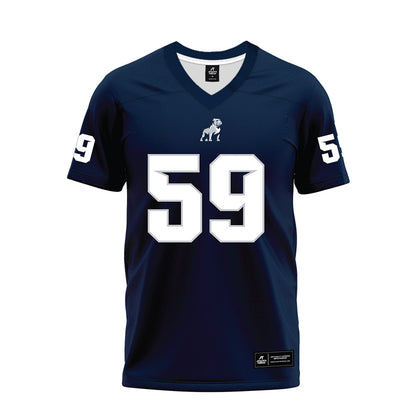Samford - NCAA Football : Will Thorley - Navy Premium Football Jersey-0