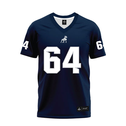 Samford - NCAA Football : Noah Watts - Navy Premium Football Jersey-0
