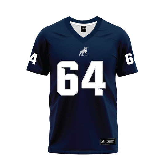 Samford - NCAA Football : Noah Watts - Navy Premium Football Jersey-0