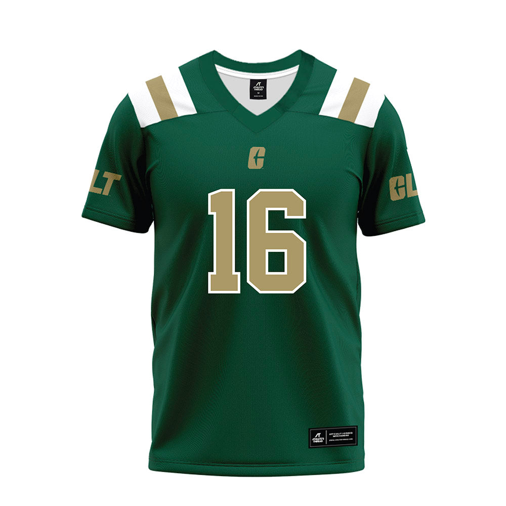 UNC Charlotte - NCAA Football : Luke McNulty - Premium Football Jersey-0