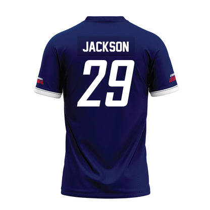 South Alabama - NCAA Football : Kaleb Jackson - Blue Premium Football Jersey-1