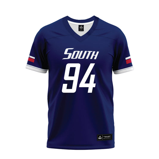 South Alabama - NCAA Football : Hamilton DiBoyan - Blue Premium Football Jersey-0