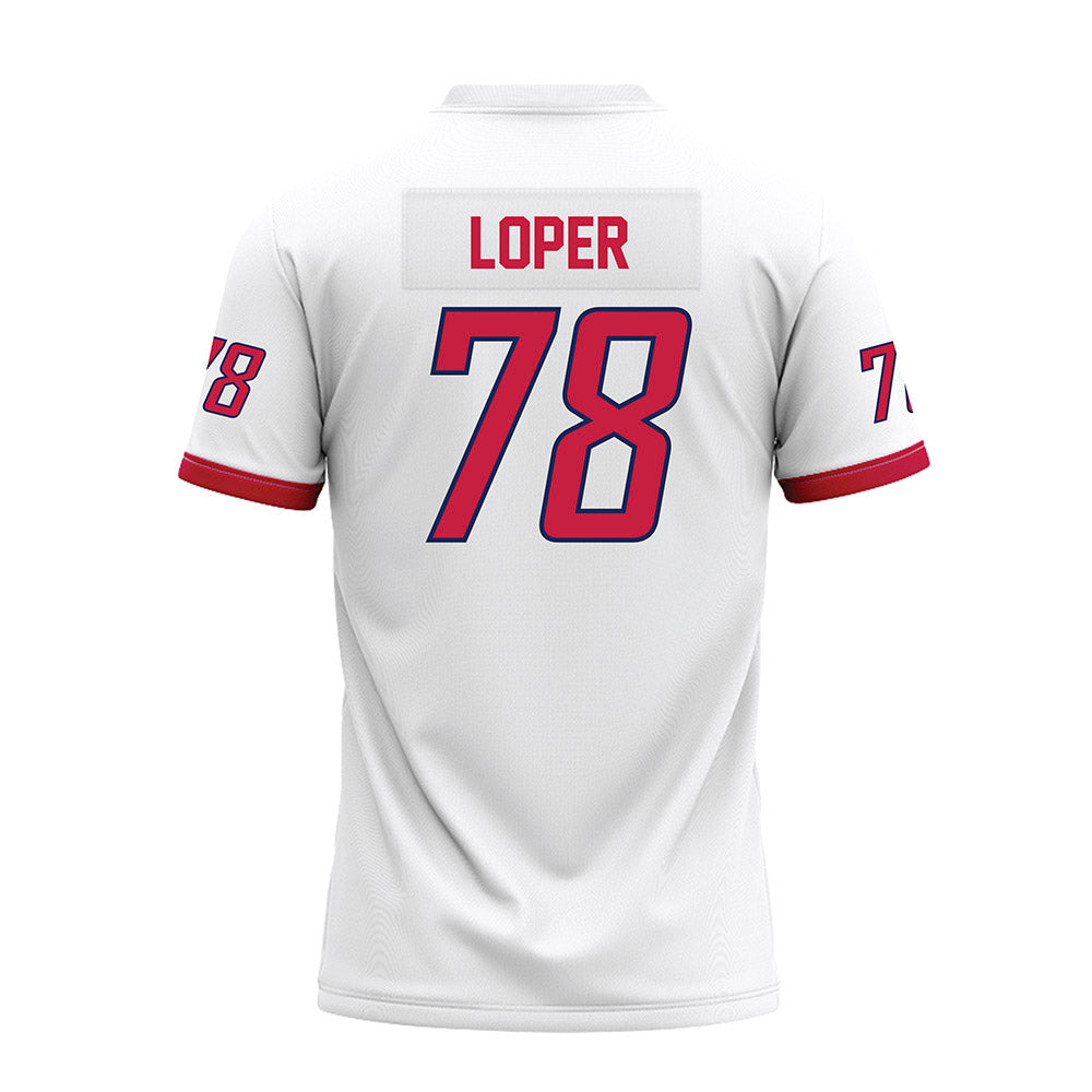 South Alabama - NCAA Football : Samuel Loper - Premium Football Jersey-1