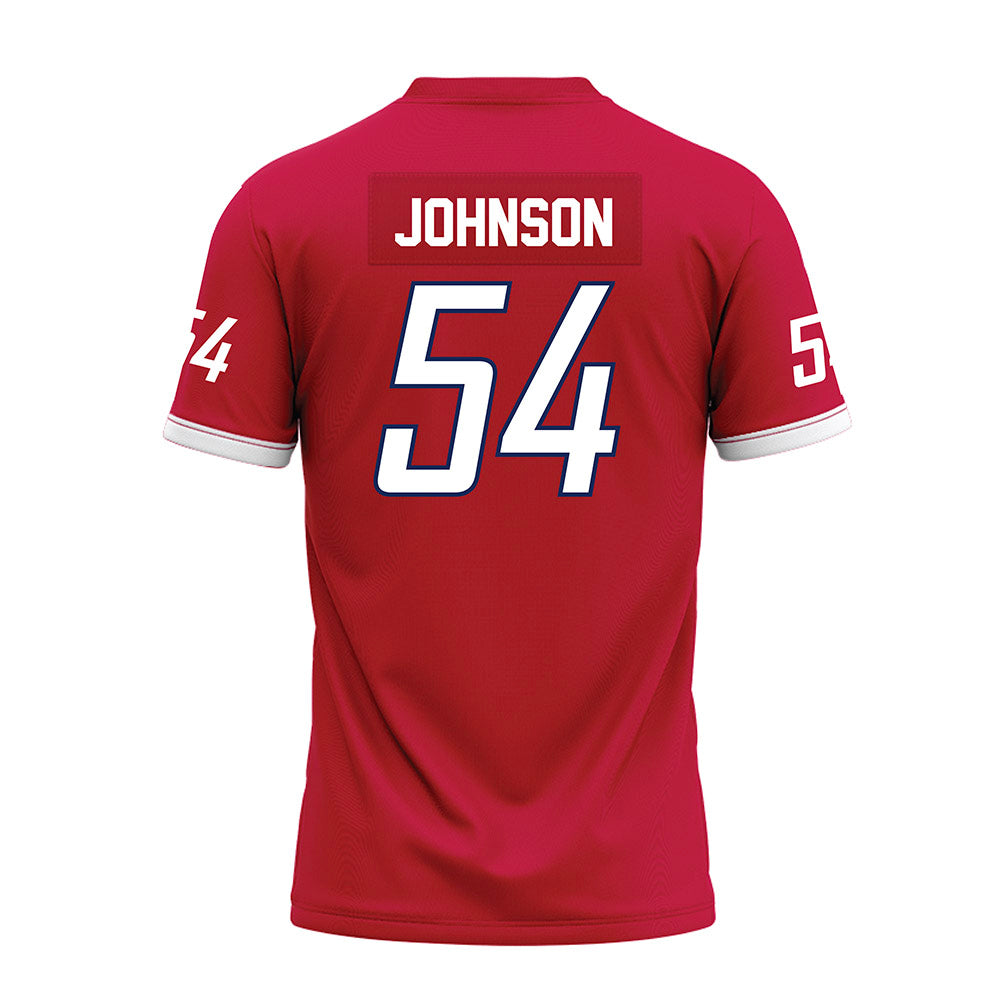 South Alabama - NCAA Football : Leavy Johnson - Red Premium Football Jersey-1