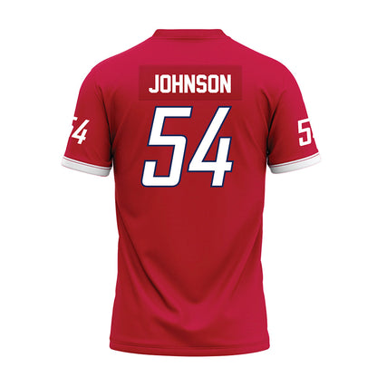 South Alabama - NCAA Football : Leavy Johnson - Red Premium Football Jersey-1