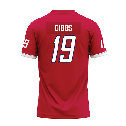 South Alabama - NCAA Football : Rodrecas Gibbs - Red Premium Football Jersey-1
