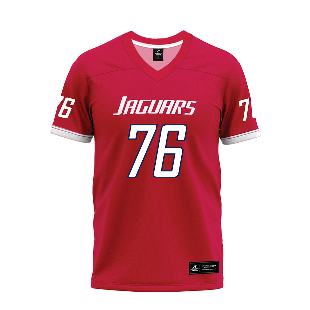 South Alabama - NCAA Football : Logan Joellenbeck - Red Premium Football Jersey-0